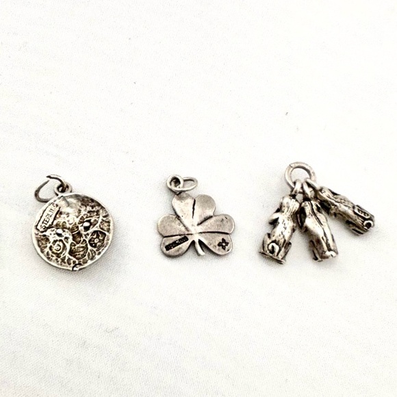 Vintage Whimsical Sterling Silver 925 Charm Bundle - Lot of 3 - Picture 6 of 10